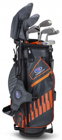 U.S.Kids Barnset WTs Höger 130-137 cm Grå/Orange 5 klubbor