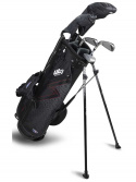U.S.Kids Juniorset UL7 W Höger 152-160 cm Svart/Vinröd 5 klubbor