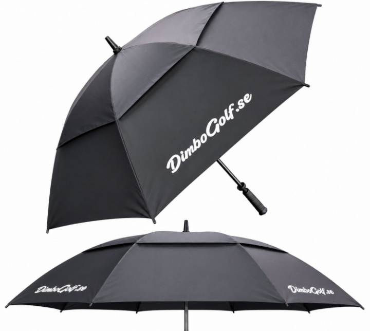 Dimbo Paraply Storm DC60 Svart/Vit i gruppen Tillbehör / Golftillbehör / Golfparaplyer hos Dimbo Golf AB (3175001-9910)