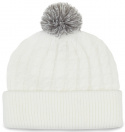 Titleist Mössa Cable Knit Pom Pom Vit/Grå