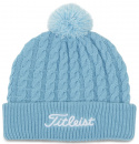 Titleist Mössa Cable Knit Pom Pom Sky/Vit