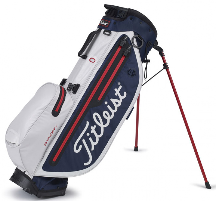 Titleist Bärbag Players 4+ StaDry Marinblå/Vit/Röd i gruppen Bagar / Bärbagar Vattentäta hos Dimbo Golf AB (3211042-416)