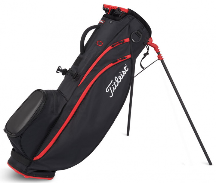 Titleist Bärbag Players 4 Carbon-S Svart/Röd i gruppen Bagar / Bärbagar hos Dimbo Golf AB (3211052-007359)