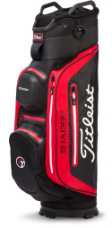 Titleist Vagnbag StaDry Deluxe Svart/Vit/Röd