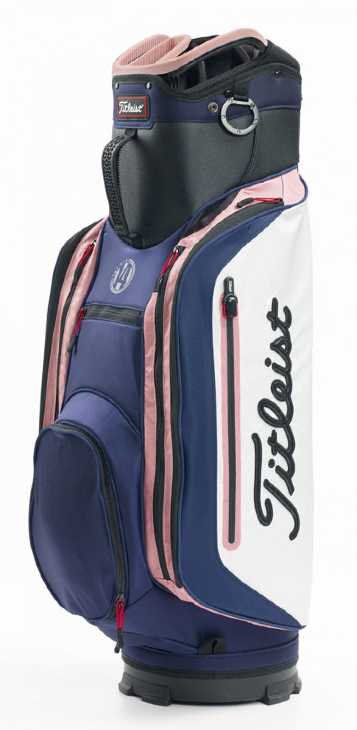 Titleist Vagnbag Lightweight (14) Marinblå/Rosa/Silver i gruppen Bagar / Titleist Golfbag hos Dimbo Golf AB (3212016-452)