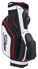 Titleist Vagnbag Lightweight 14 Svart/Vit/Röd