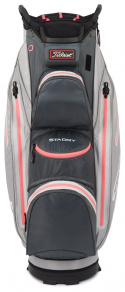 Titleist Vagnbag 14 StaDry Grafit/Grå/Korall