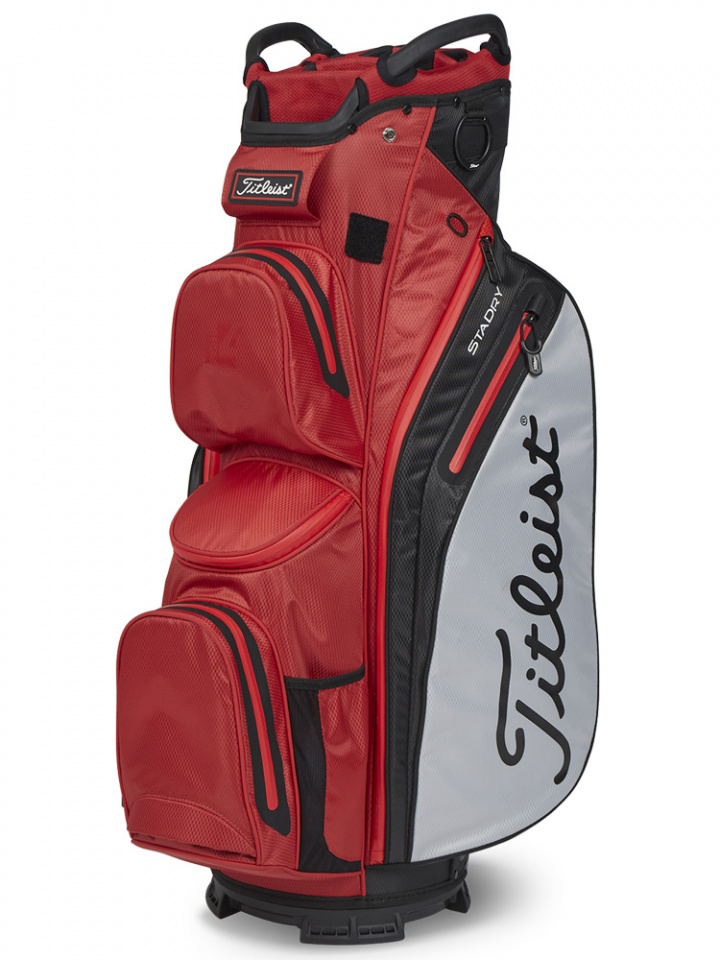 Titleist Vagnbag 14 StaDry Mörkröd/Grå/Svart i gruppen Bagar / Vagnbagar Vattentäta hos Dimbo Golf AB (3212026-063822)