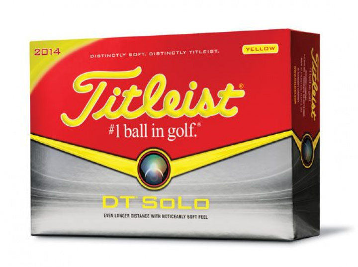 Titleist Golfboll DT SoLo Gul (1st dussin) i gruppen Golfbollar / Hcp 30-54 hos Dimbo Golf AB (3215009-01)