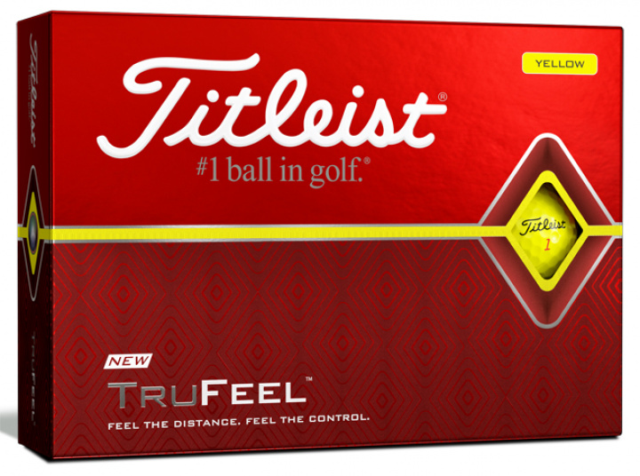 Titleist TruFeel Gul Golfboll (1st dussin) i gruppen Golfbollar / Dussin hos Dimbo Golf AB (3215014-418407)
