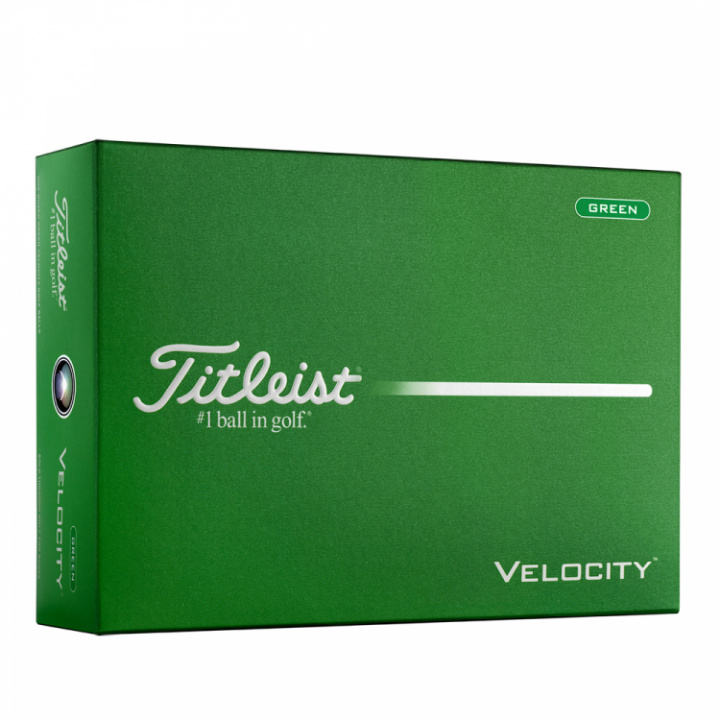 Titleist Velocity Grön Golfboll - Dussin i gruppen Golfbollar / Dussin hos Dimbo Golf AB (3215020-287371)