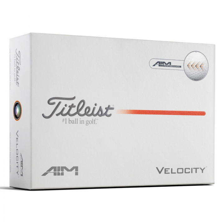 Titleist Velocity Aim Golfboll - Dussin i gruppen Golfbollar / Dussin hos Dimbo Golf AB (3215020-301619)