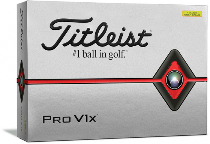 Titleist Pro V1 X Gul Golfboll (1st dussin) i gruppen Golfbollar / Dussin hos Dimbo Golf AB (3216027-301)