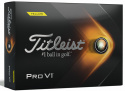 Titleist Pro V1 21  Gul Golfboll (1st dussin)