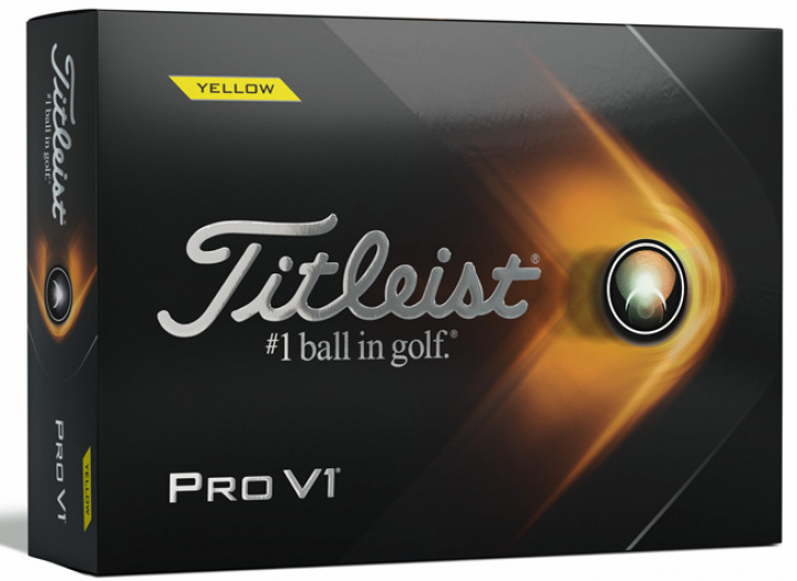 Titleist Pro V1 21 Gul Golfboll (1st dussin) i gruppen Golfbollar / Dussin hos Dimbo Golf AB (3216031-301)