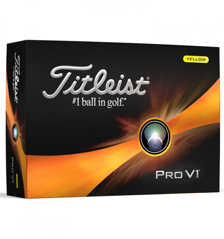 Titleist Pro V1 23 Gul Golfboll (1st dussin) i gruppen Golfbollar / Dussin hos Dimbo Golf AB (3216038-177451)