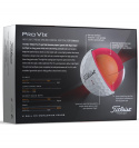 Titleist Pro V1X 23 Vit Golfboll (1st dussin)