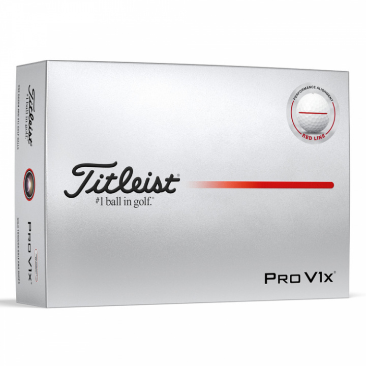 Titleist Pro V1x - Röd Aim Performance i gruppen Golfbollar / Dussin hos Dimbo Golf AB (3216043-RedAim)