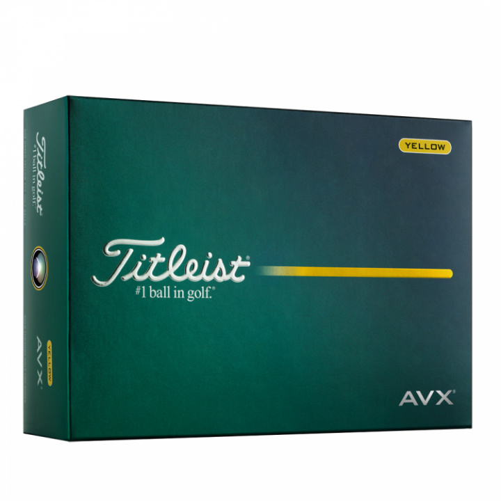 Titleist AVX Gul Golfboll - Dussin i gruppen Golfbollar / Dussin hos Dimbo Golf AB (3216045-30)