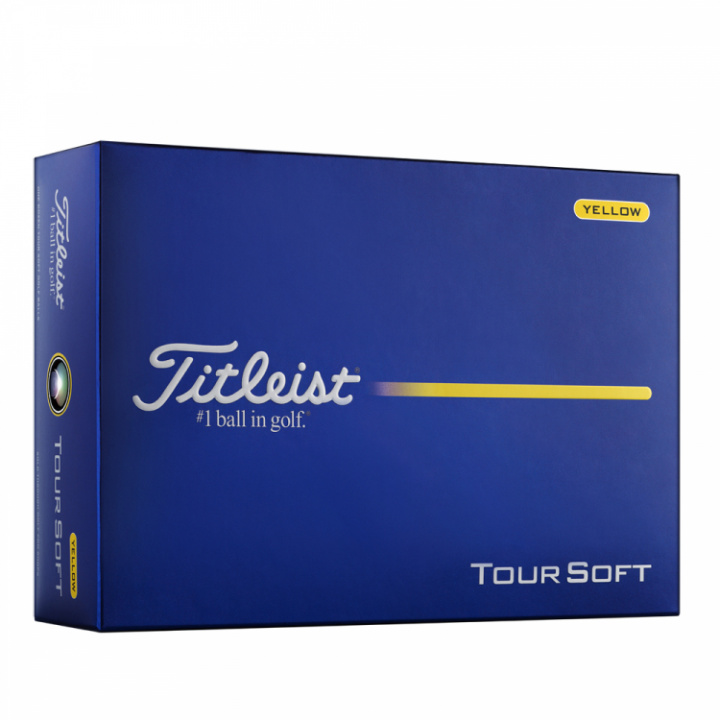 Titleist Tour Soft Dussin - Gul i gruppen Golfbollar / Dussin hos Dimbo Golf AB (3216046-30)