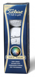 Titleist Golfboll NXT Tour Vit (1st 3-pack)