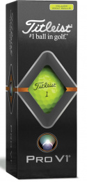 Titleist Golfboll Pro V1  Gul (1st 3-pack) 19