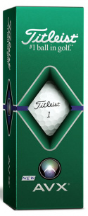 Titleist Golfboll AVX Vit (1st 3-pack)