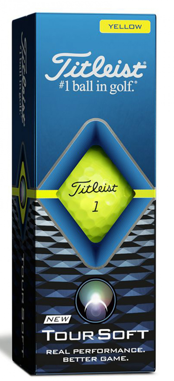 Titleist Golfboll Tour Soft Gul (1st 3-pack) i gruppen Golfbollar / 3-pack hos Dimbo Golf AB (3218026-30)
