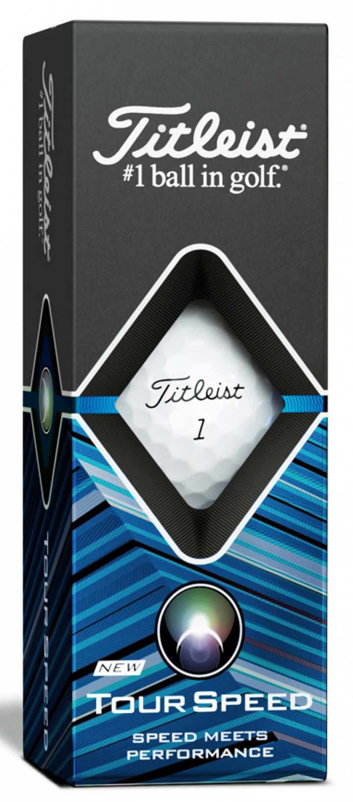 Titleist Golfboll Tour Speed Vit (1st 3-pack) i gruppen Golfbollar / 3-pack hos Dimbo Golf AB (3218029-10)