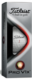 Titleist Golfboll Pro V1 X Vit (1st 3-pack) 21