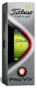Titleist Golfboll Pro V1 X Gul (1st 3-pack) 21
