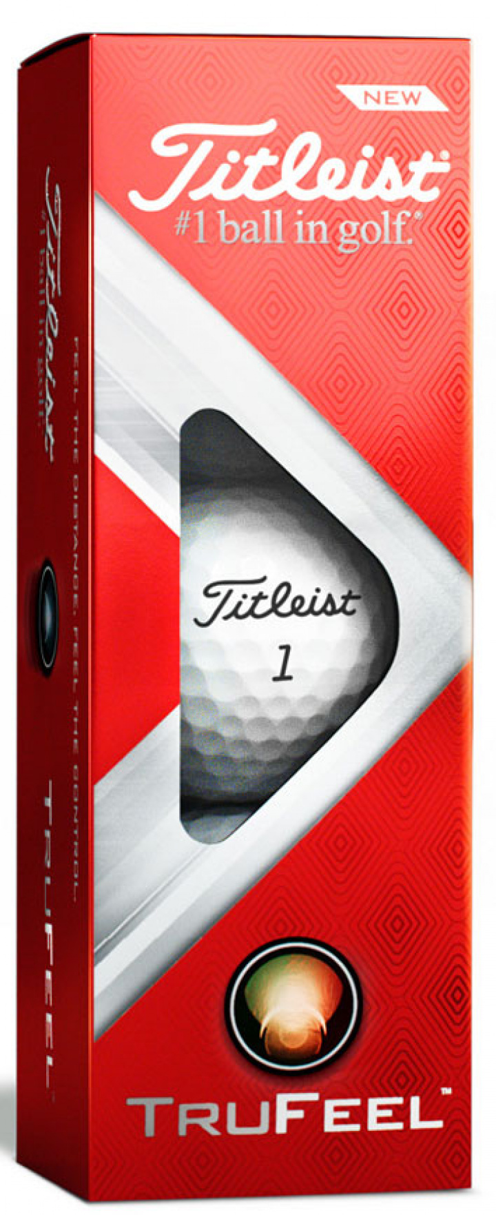Titleist Golfboll TruFeel 2022 Vit (1st 3-pack) i gruppen Golfbollar / 3-pack hos Dimbo Golf AB (3218036-10)