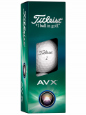 Titleist Golfboll AVX 2024 Vit (1st 3-pack)