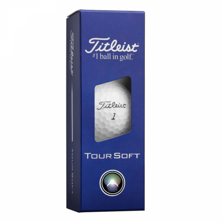 Titleist Golfboll Tour Soft Vit (1st 3-pack) i gruppen Golfbollar / 3-pack hos Dimbo Golf AB (3218051-10)
