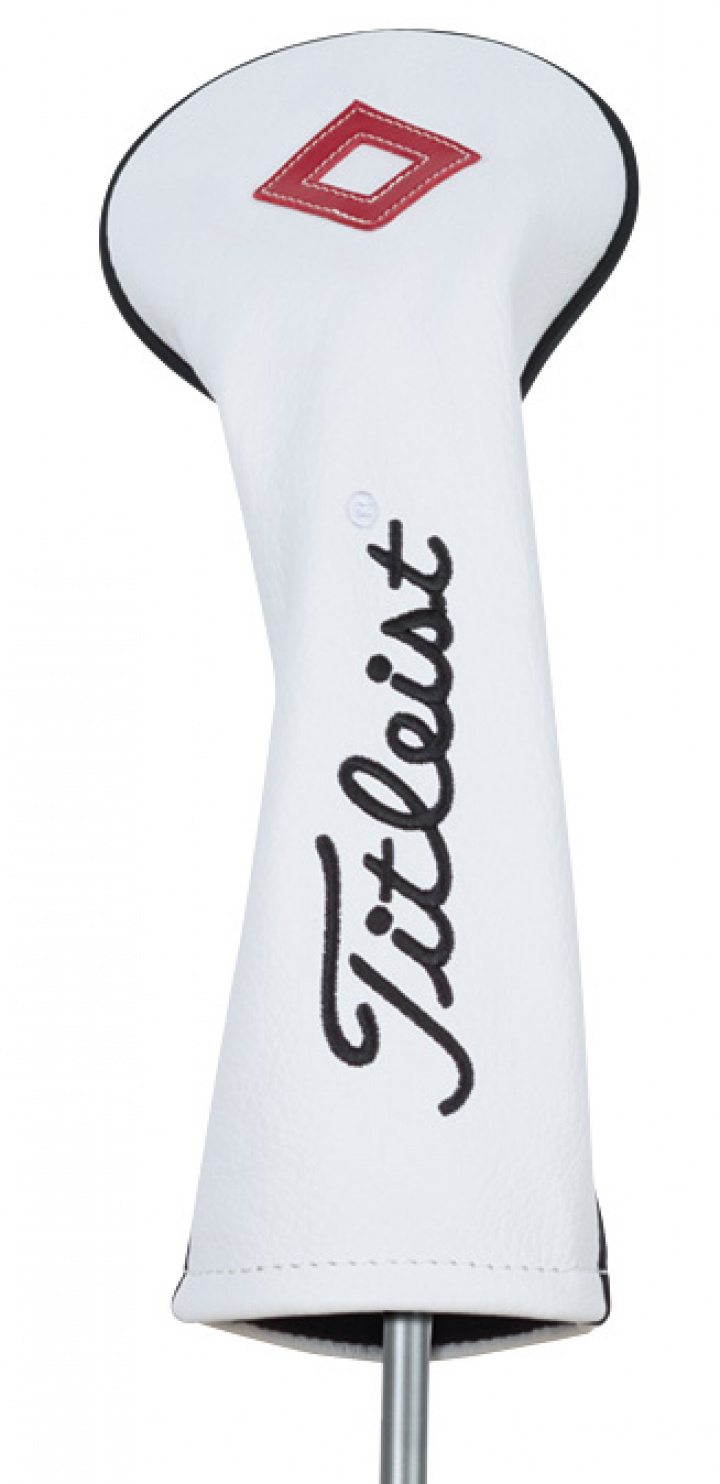 Titleist Headcover Leather Fairwaywood Vit i gruppen Tillbehör / Golftillbehör / Headcover Metalwoods hos Dimbo Golf AB (3281010-68)