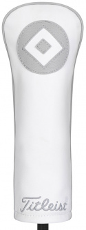 Titleist Headcover Leather Frost Out Fairwaywood Vit/Grå