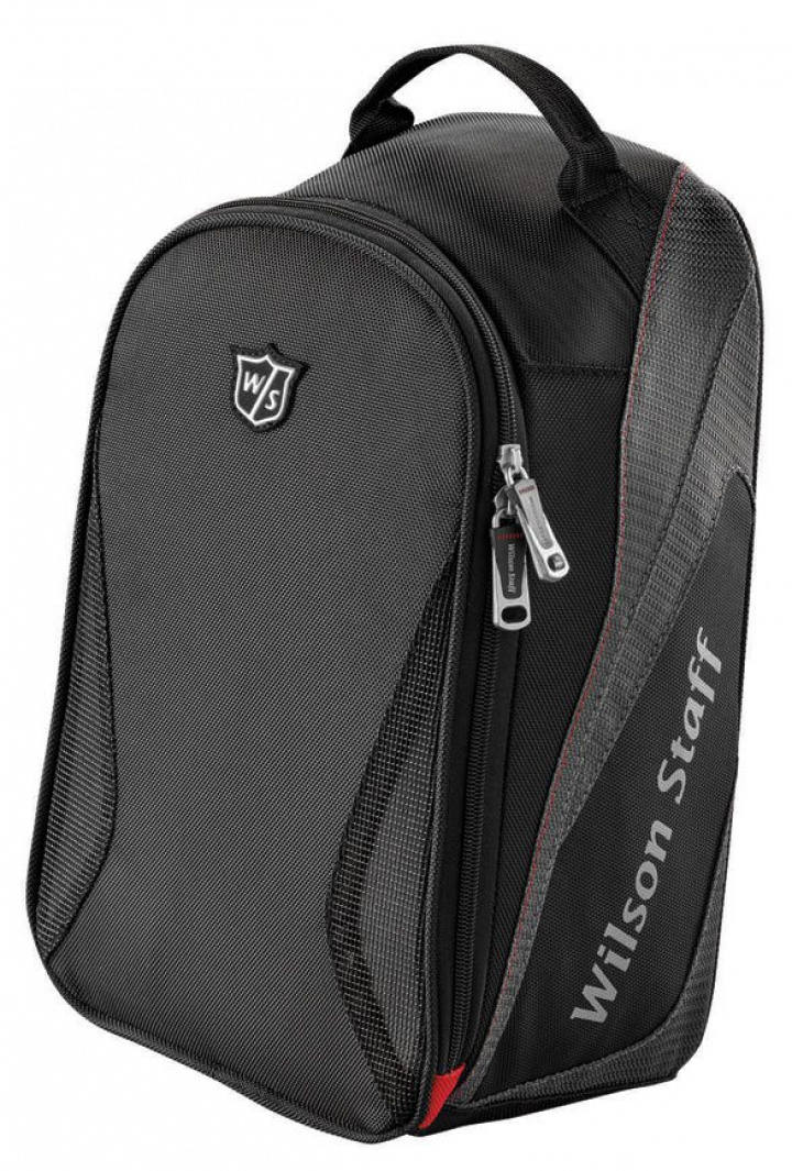 Wilson Staff Skoväska Gunmetal i gruppen Tillbehör / Golftillbehör / Väskor / Skoväskor hos Dimbo Golf AB (3401015-9991)