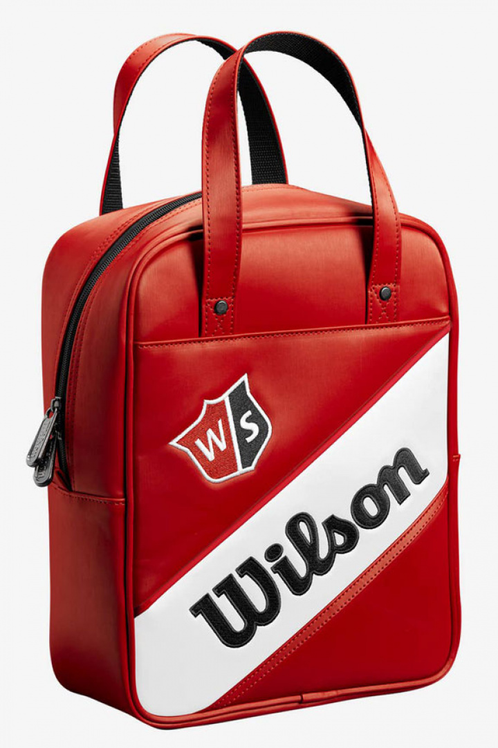 Wilson Staff Bollväska Röd/Vit i gruppen Tillbehör / Golftillbehör / Väskor / Bollväskor hos Dimbo Golf AB (3401017-4500RW)