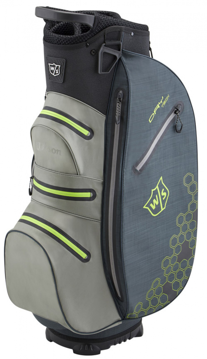 Wilson Staff Vagnbag DryTech Svart/Svart/Limegrön i gruppen Bagar / Vagnbagar Vattentäta hos Dimbo Golf AB (3412040-999941)
