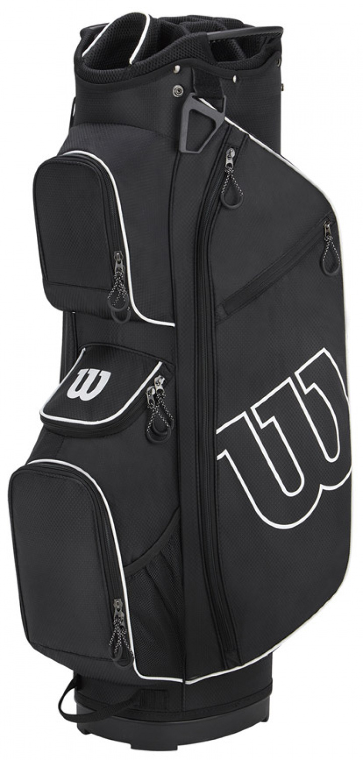 Wilson Prostaff Vagnbag Svart/Vit i gruppen Bagar / Vagnbagar hos Dimbo Golf AB (3412044-9910)