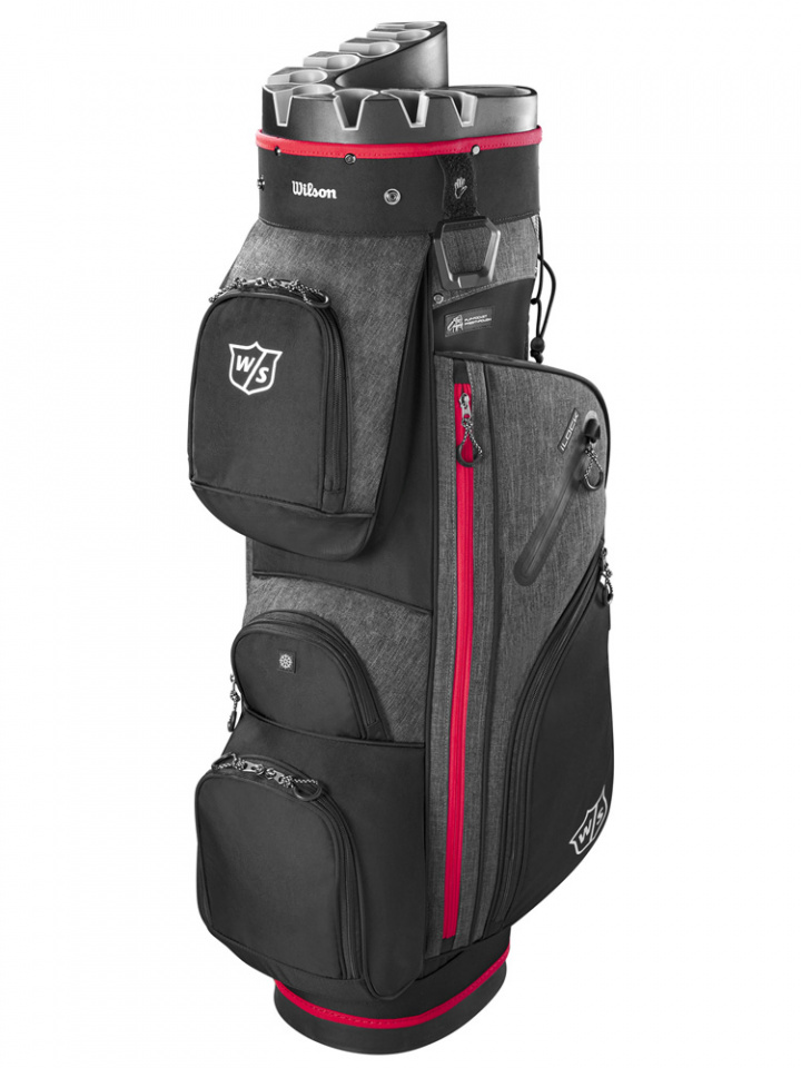 Wilson Staff Vagnbag I Lock Svart/Röd i gruppen Bagar / Vagnbagar hos Dimbo Golf AB (3412048-05503)
