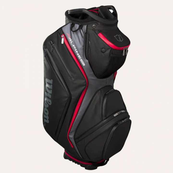 Wilson Staff Vagnbag Alpine Dry Svart/Grå/Röd i gruppen Bagar / Vagnbagar Vattentäta hos Dimbo Golf AB (3412050-7201)