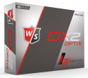Wilson Staff Golfbollar Dx2 Soft Optix Röd (1st duss)