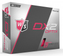 Wilson Staff Golfbollar Dx2 Soft Optix Rosa (1st duss)