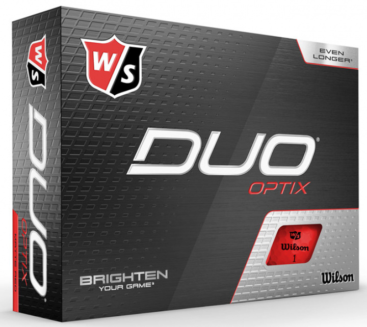 Wilson Staff Golfbollar Duo Optix Röd (1st duss) i gruppen Rea / Rea Golfbollar hos Dimbo Golf AB (3415016-50)
