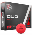 Wilson Staff Golfbollar Duo Soft Röd (1st duss)