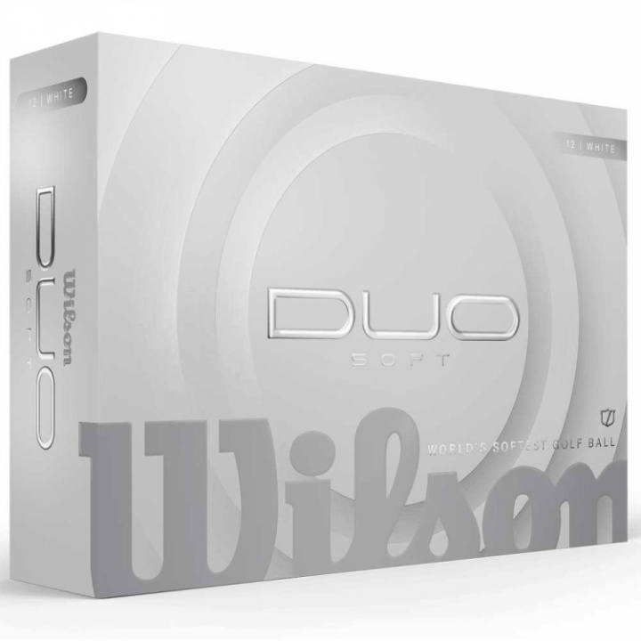 Wilson Staff Duo Soft Vit i gruppen Golfbollar / Dussin hos Dimbo Golf AB (3415018-10)
