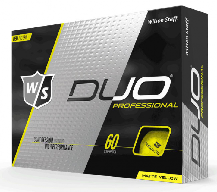 Wilson Staff Golfbollar Duo Professional Gul (1st duss) i gruppen Golfbollar hos Dimbo Golf AB (3416013-30)