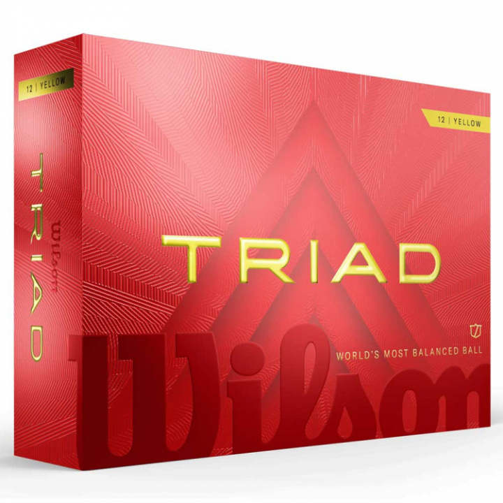 Wilson Staff Golfbollar Triad Gul i gruppen Golfbollar / Dussin hos Dimbo Golf AB (3416018-9002)
