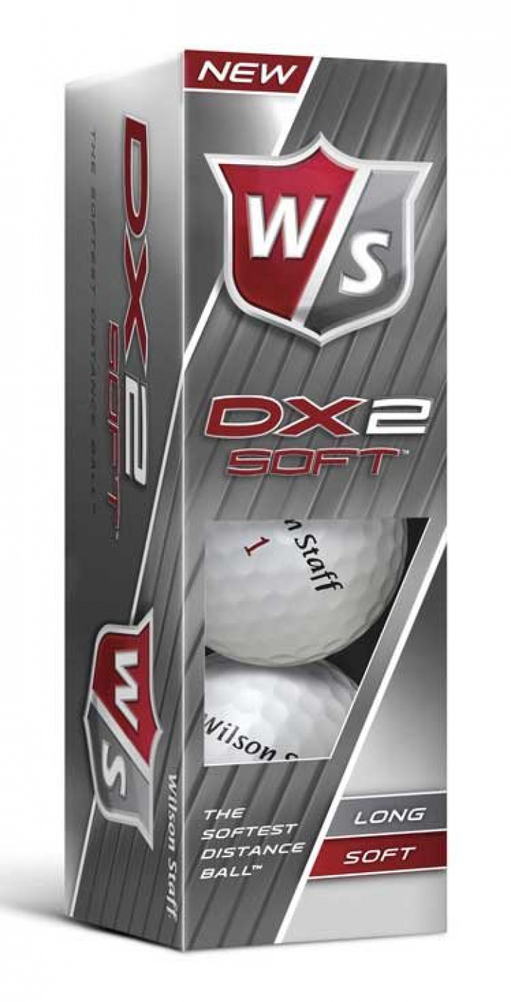 Wilson Staff Golfbollar Dx2 Soft Vit (1st 3-pack) i gruppen Golfbollar hos Dimbo Golf AB (3418001-103)